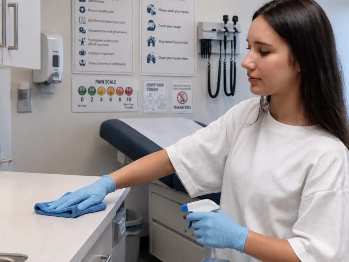 Medical Facility Cleaning by Premium Services WA